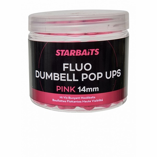 Starbaits Fluo Dumbell Pop-Up Pink dydis 14mm - MPN: 52713 - EAN: 3297830527136