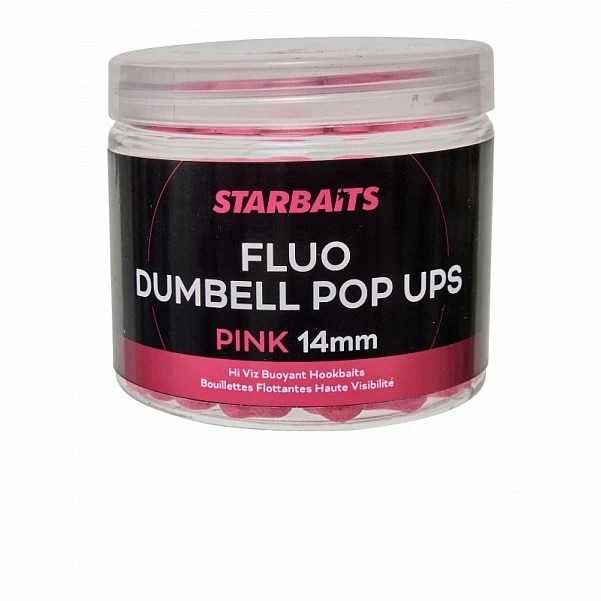 Starbaits Fluo Dumbell Pop-Up Pink  14mm