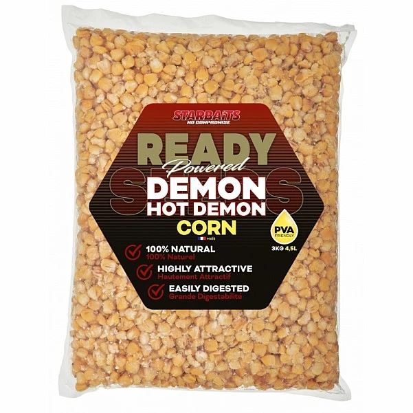 Starbaits Ready Seeds Corn - Hot Demon 3kg