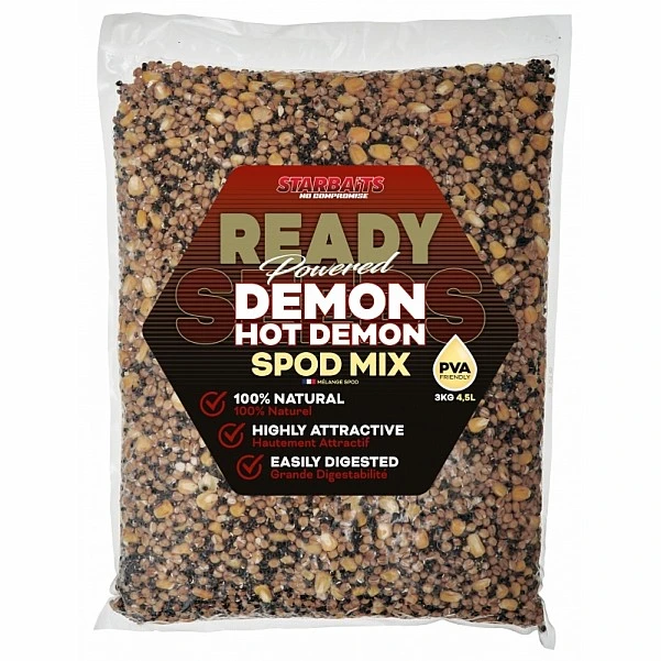Starbaits Ready Seeds Spod Mix - Hot Demon 3kg