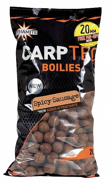 DynamiteBaits Carp Tec Boilies - Spicy Sausage  15mm / 1.8kg