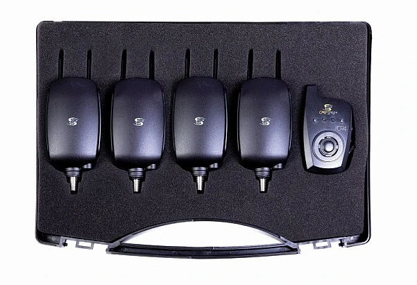 Carp Spirit HD4 Alarm and Receiver Set 4+1