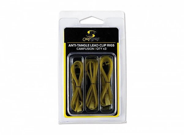 Carp Spirit Anti-Tangle Lead Clip Rigs Camfusion (kamuflaż)