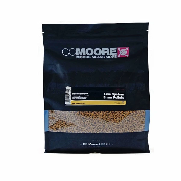 CcMoore Pellets - Live System 3 mm / 1 kg