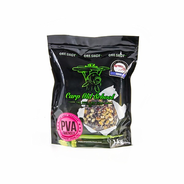 Carp Old School Rainbow Mix PVA Friendly - Calamar géantemballage 1 kg - MPN: COSRM1KA - EAN: 5903311987327