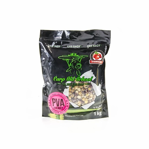 Carp Old School Rainbow Mix PVA Friendly - Truskawka 1 kg