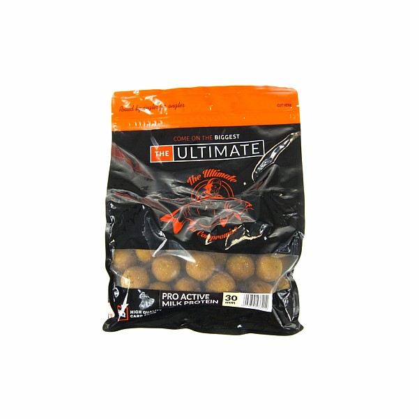 UltimateProducts Top Range Protein Boilies - Pro Active Milktamaño 30 mm / 1 kg - EAN: 5903855433212