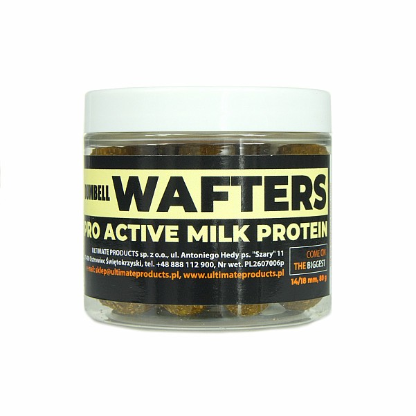 UltimateProducts Wafters - Pro Active Milk Proteintyp dumbell wafters 14/18mm - EAN: 5903855432703