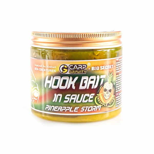 Carp Gravity Hookbaits in Sauce  - Pineapple Stormrozmiar/opakowanie 18mm / 200ml - MPN: HBA003 - EAN: 200000064174