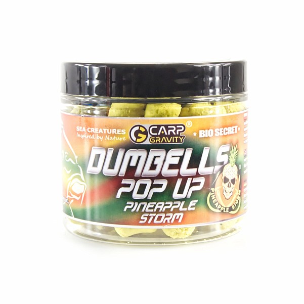 Carp Gravity Dumbells Pop Up - Pineapple StormGröße 14x18mm - MPN: DUM005 - EAN: 200000064303