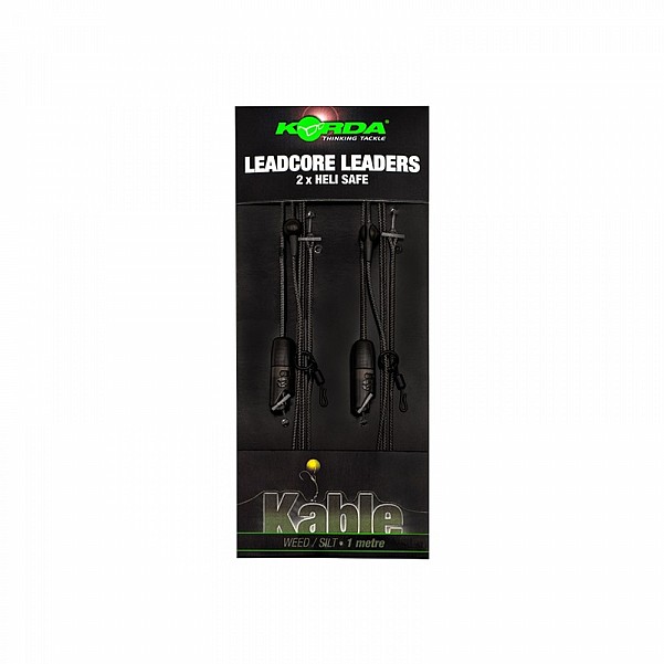 Korda Leadcore Leader Heli Safekolor Weed Green (roślinność) - MPN: LLHSW - EAN: 5060660633029