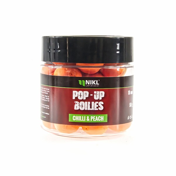 Karel Nikl Pop Up Boilies - Chilli and Peach size 18mm / 50g - MPN: 2069643 - EAN: 8592400869643