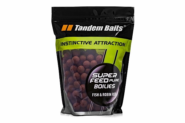 TandemBaits SuperFeed Pure Boilies - Fish and Robin Redtaille 18 mm / 1 kg - MPN: 26400 - EAN: 5907666656815