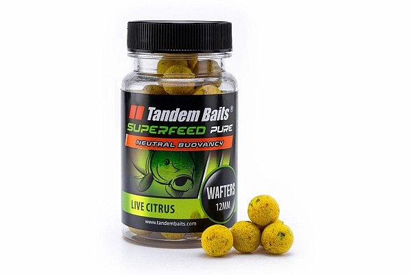 TandemBaits SuperFeed Pure Wafters - Live Citrusdydis 12 mm / 30 g - MPN: 26436 - EAN: 5907666657003