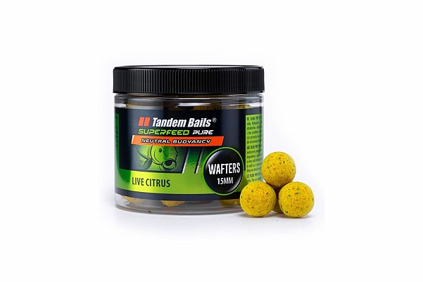 TandemBaits SuperFeed Pure Wafters - Live Citrusvelikost 15 mm / 70g - MPN: 26425 - EAN: 5907666656945