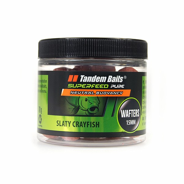 TandemBaits SuperFeed Pure Wafters - Slaty Crayfishsize 15 mm / 70g - MPN: 26426 - EAN: 5907666656952