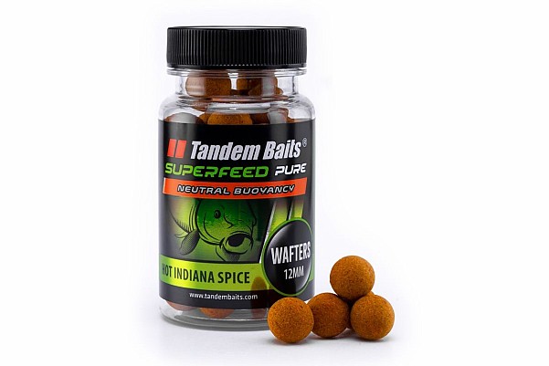 TandemBaits SuperFeed Pure Wafters - Hot Indiana Spicetaille 12 mm / 30 g - MPN: 26438 - EAN: 5907666675311