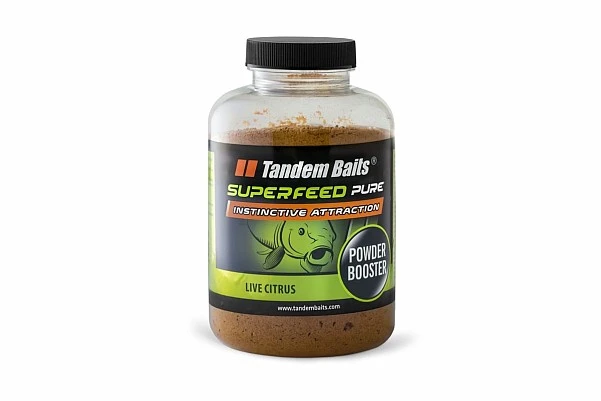 TandemBaits SuperFeed Pure Powder Booster - Live Citrus 200 г
