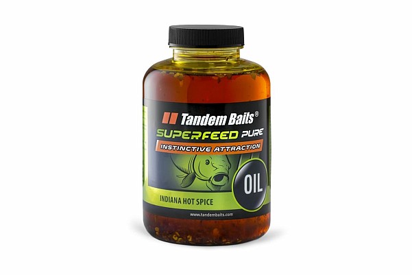 TandemBaits SuperFeed Pure Oil - Indiana Hot Spicepakavimas 500 ml - MPN: 26484 - EAN: 5907666692257