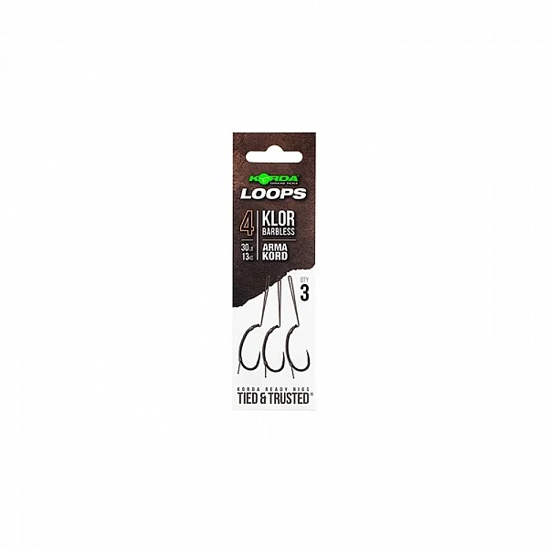 Korda Klor Ready Tied Loop Rigs Barbless 4