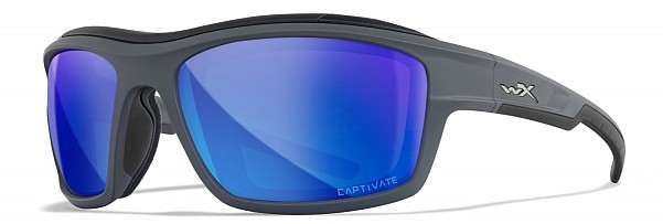 WileyX OZONE Captivate Blue Mirror Matte Grey Framecolor Captivate Blue Mirror - MPN: CCOZN09 - EAN: 712316008259