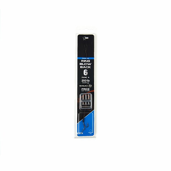 Nash Ready Rigs Ring Blow Back Rig (Barbless)rozmiar 6 (bezzadziorowy) - MPN: T6367 - EAN: 5055108963677