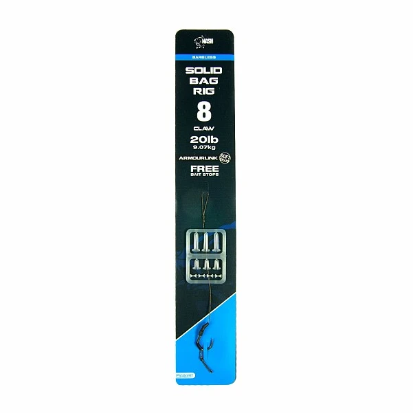 Nash Ready Rigs Solid Bag Rig (Barbless) 8 (bezzadziorowy)