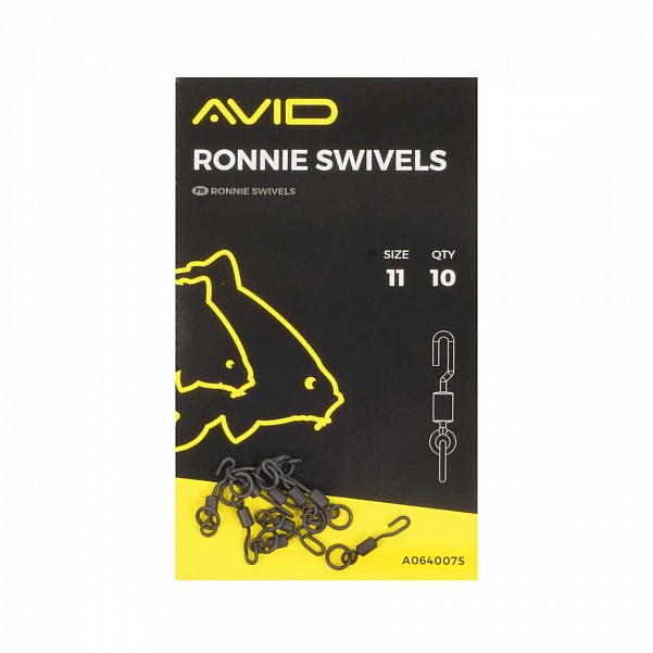 Avid Carp Ronnie Swivelsconfezione 10szt - MPN: A0640075 - EAN: 5056317716214