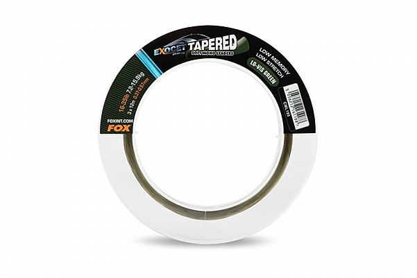 Fox Exocet PRO Tapered Leaderdiamètre 0,37 - 0,57 mm / 16-35 lb - MPN: CML195 - EAN: 5056212161188