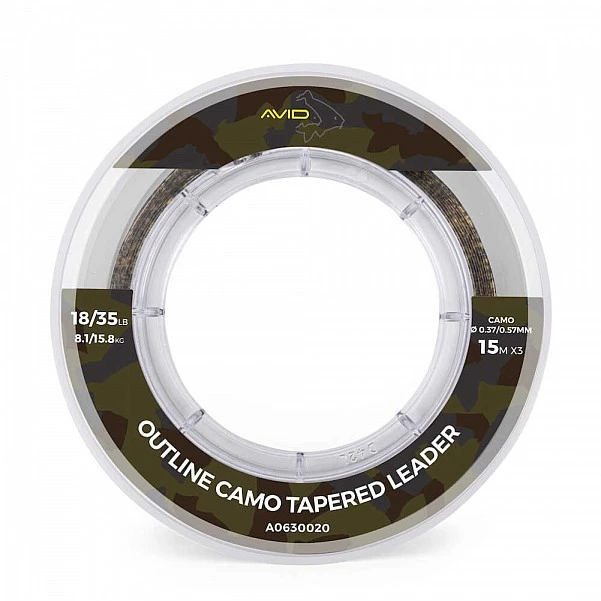 Avid Carp Outline Camo Tapered Leaders 0.37мм/0.57мм