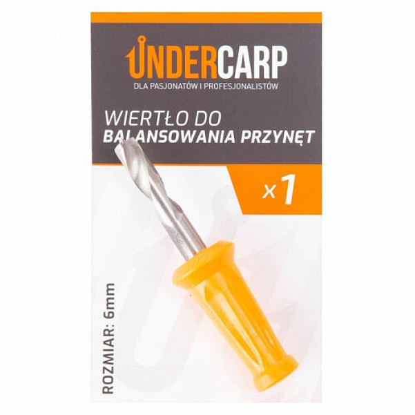 UnderCarp - Vrták pro vyvážení návnad 6mmprůměr 6mm - MPN: UC606 - EAN: 5902721607351