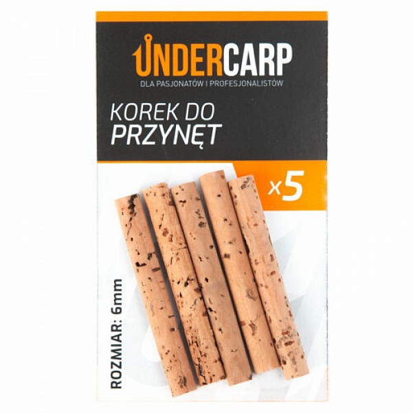 UnderCarp - Cork for Baitsdiameter 6mm - MPN: UC604 - EAN: 5902721607283