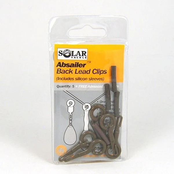 Solar Absailer Back Lead Clips brązowy