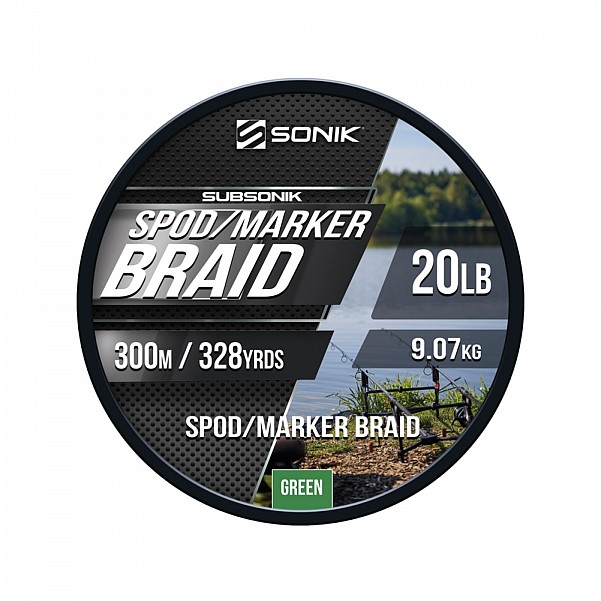 Sonik Subsonik Spod and Marker Braidtype 0.18mm /20lb (328yds) - MPN: RC0058 - EAN: 5055279524721