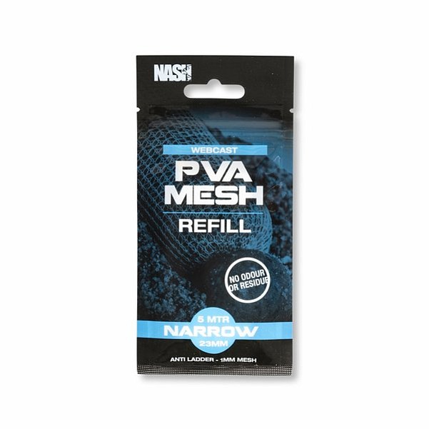 Nash Webcast PVA Refill Narrow (model 2023)Größe 23mm x 5m (Schmal) - MPN: T8667 - EAN: 5055108986676