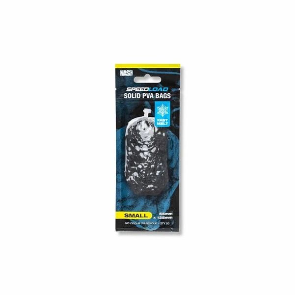 Nash Speedload Solid PVA Bag Small (Fast Melt) 55mm x 125mm (Small)