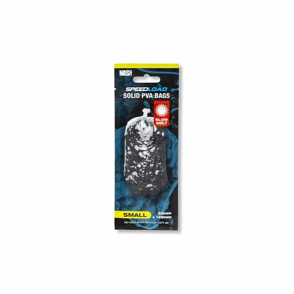 Nash Speedload Solid PVA Bag Small (Slow Melt) 55mm x 125mm (Small)