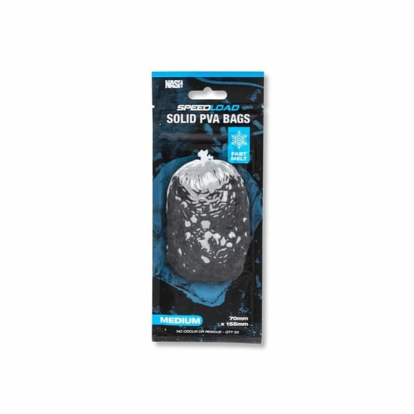 Nash Speedload Solid PVA Bag Medium (Fast Melt) 70mm x 155mm (Medium)