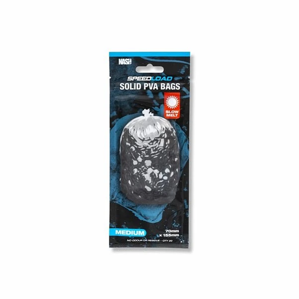 Nash Speedload Solid PVA Bag Medium (Slow Melt) 70mm x 155mm (Medium)