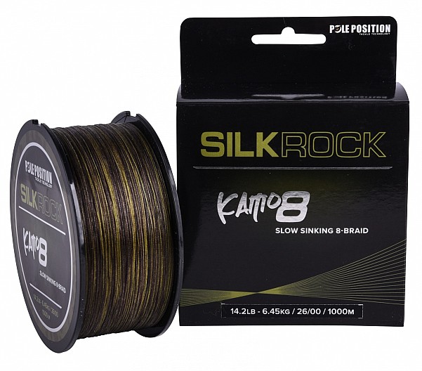 Strategy Pole Position Silkrock Kamo8 Braidtipo 0.26mm / 6.45kg (1000m) - MPN: 5820-10 - EAN: 8716851464480