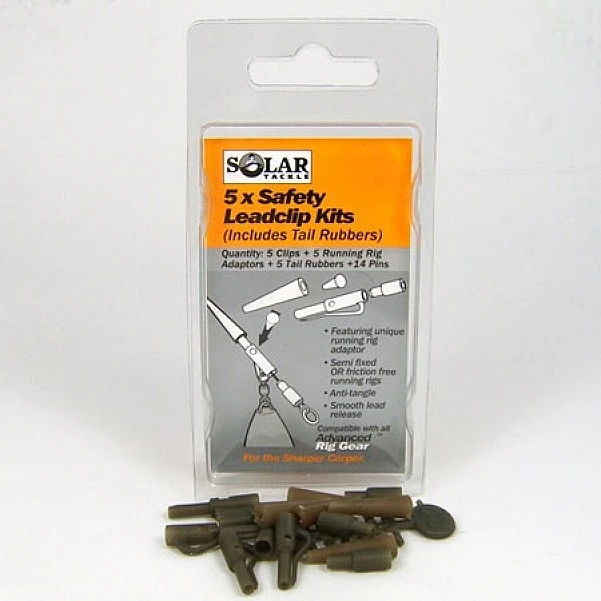 Solar Safety Lead Clip Kits brązowy