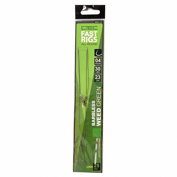 Spro C-TEC Fast Rigs Barblesssize 2 (Weedy Green / Barbless) - MPN: 8620-115 - EAN: 8716851363455