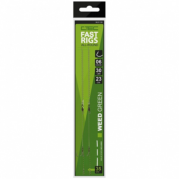 Spro C-TEC Fast Rigs tamaño 2 (Verde Algas) - MPN: 8620-106 - EAN: 8716851354415