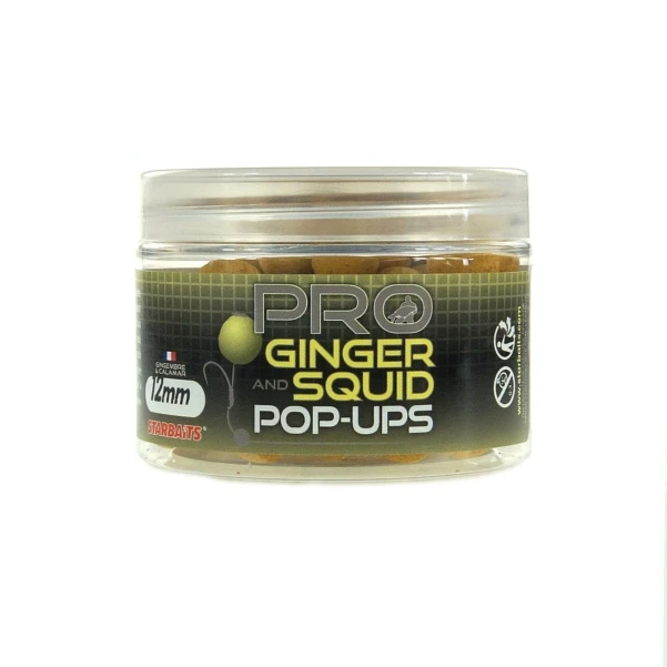 Starbaits Probiotic Ginger Squid Pop-Up 12mm/50g