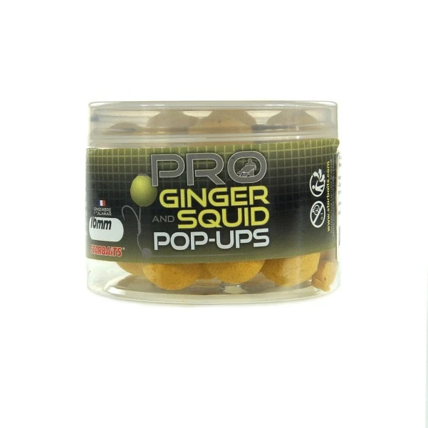 Starbaits Probiotic Ginger Squid Pop-Up 16mm/50g