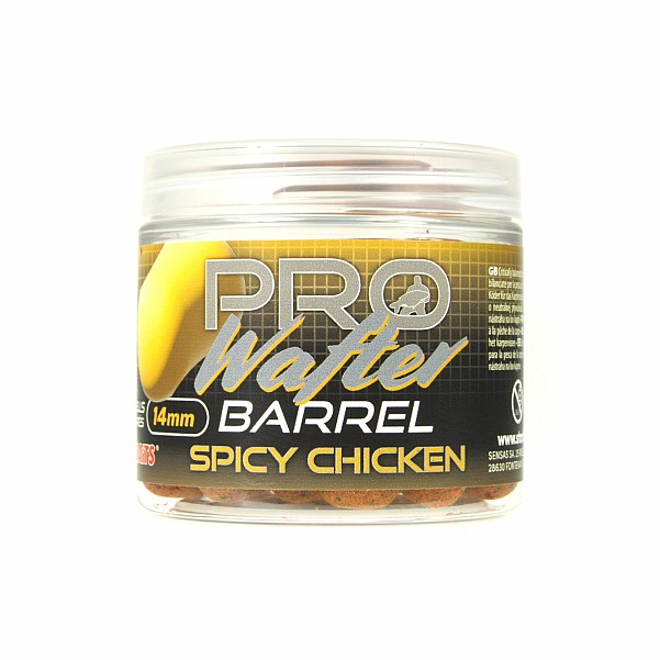 Starbaits Probiotic Spicy Chicken Barrel Wafterssize 14mm - MPN: 43469 - EAN: 3297830434694