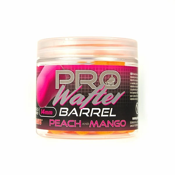 Starbaits Probiotic Peach and Mango Barrel Wafters 14mm