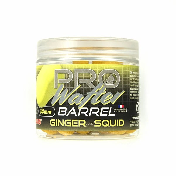 Starbaits Probiotic Ginger Squid Barrel Wafters 14mm