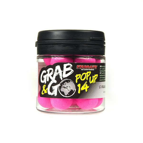 Starbaits Grab&Go Global Strawberry Jam Pop-Upméret 14mm - MPN: 16846 - EAN: 3297830168469