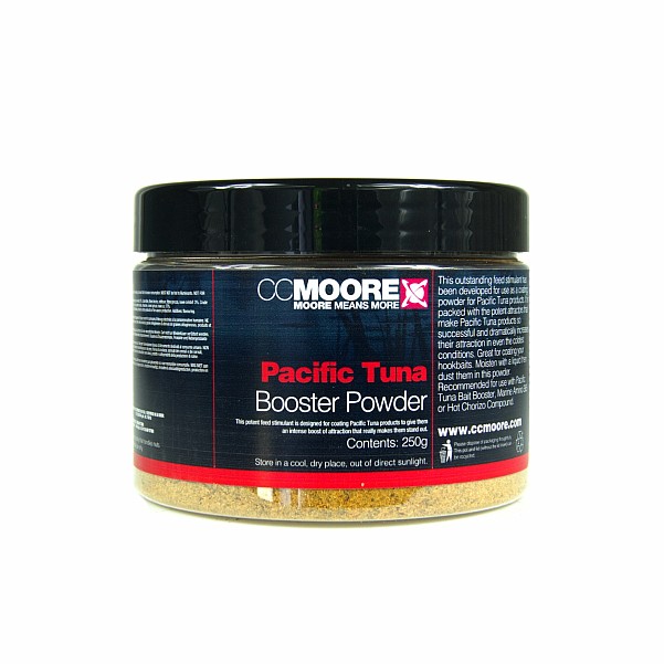 CcMoore Booster Powder Pacific Tuna packaging 250g - MPN: 90103 - EAN: 634158436307
